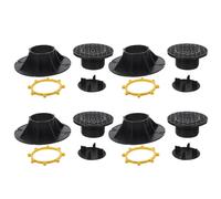 OUNONA Support De Plancher Extérieur Plateforme De Support De Terrasse Réglage De La Hauteur De Platelage