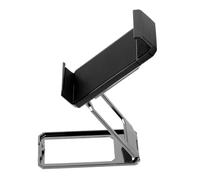 OUNONA Support de Téléphone Pliable à Clip Arrière 360° Rotation, Support pour Téléphone de Bureau Noir, Ajustable et Stable pour Smartphone, Usage sans Mains, pour Live Streaming