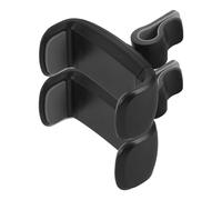 OUNONA Support de Téléphone Voiture Fixation Allume-Cigare Compatible Large 2pcs en Plastique Noir Utilisation Main pour Conduite et Voyage
