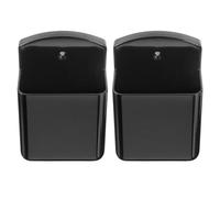 OUNONA Support Mural 2pcs sans Perçage pour Télécommande en Abs Organisateur Noir pour Fête Estivale, pour Tables de Chevet et Comptoirs