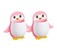OUNONA Support Mural en Plastique Organiseur de Rangement 2Pcs Adhésif pour Salle de Bain Cuisine Rangement Pratique