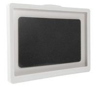 OUNONA Support Mural pour Tablette 180° Rotatif sans Perçage, Étanche et Anti-buée, Compatible Tablette, Blanc, Salle de Bain Cuisine, Support Tactile Flexible pour Écran Horizontal