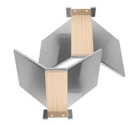 OUNONA Support pour Oiseaux en Acier Inoxydable Stable et Créatif, Perchoir pour Pigeon 2pcs Argentés, Accessoire pour Petits Oiseaux et Pigeons