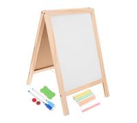 OUNONA Tableau à pour Garçon Fille Tableau Noir et Blanc Chevalet Autonome pour et Dessin pour Créativité des Tout Petits