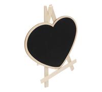 OUNONA Tableau Noir Support en Bois, Panneau D'écriture Vertical pour Décoration de Table ou Maison, Tableau pour Écrire et Accessoire Photo