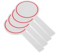 OUNONA Tableaux de Score Effaçables à Sec 10X20 CM en Mousse, Lot de 4, Surface Blanche Recto Simple, Portatifs pour Jury, Vote, Enchères et Activités Éducatives