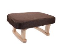 OUNONA Tabouret à Langer Banc Banc D'entrée Tabourets Petits Petit Repose-Pieds Repose Jambes pour Canapé Repose-Pieds Petit Repose Pied pour Canapé Repose-Pied du Bureau Bois Brun