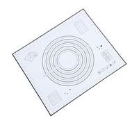 OUNONA Tapis à Pâtisserie Antidérapant 50X60 CM Silicone Épais Noir, Usage Domestique et Professionnel, pour Cuisson et Décoration de Desserts