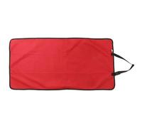 OUNONA Tapis de Voiture pour Chien Rouge Résistant à l'usure Sangle Ajustable pour Voiture, Coussin Pratique en Tissu et Coton pour Animaux en Voyage