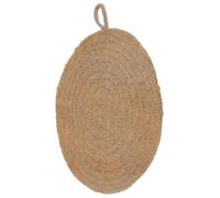 OUNONA Tapis Vapeur en Luffa Double Couche 20 Cm, Coussin Antiadhésif pour Cuisson Vapeur, Ustensile Cuisine Écologique en Fibres Végétales, pour Petits Pains et Raviolis