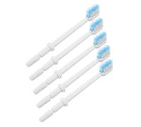 OUNONA Têtes de Brosse de Rechange Bleu 5 Pièces pour Hydropulseur en Abs, Forme Carrée, Nettoyage avec Cycle de Remplacement Pratique