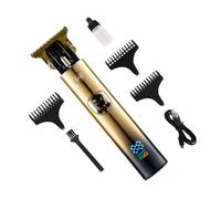 OUNONA Tondeuse à Cheveux Sans Fil Avec Écran Lcd Tondeuse De Coiffure Multifonction Pour Hommes Pour Coupe Toilettage Rechargeable Par Usb Design Rétro or