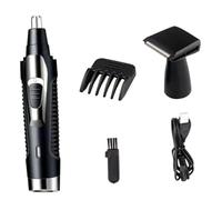 OUNONA Tondeuse Électrique Multi-fonction Pour Poils De Nez Et Barbe Homme Rechargeable Avec Lames Précises Compacte Et Facile à Transporter Kit De Rasage Complètement Lavable