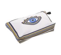 OUNONA Trousse De Maquillage Œil Maléfique Zippée Petit Format Paquet à Main pour Femmes Voyage Portable Rangement Multifonction