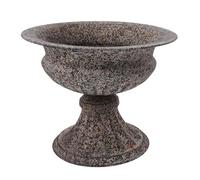 OUNONA Vase à Fleurs Vintage en Fer Forgé Centre de Table Rétro Patiné Support Urne pour Compositions de Fleurs Séchées et Fraîches Décoration Champêtre pour Mariage et Intérieur