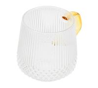 OUNONA Verre Avec Anse Tasse De Café Réutilisable Tasses à Café Gobelets Isolés Peut Lunettes Verres à Jus Gobelets Verres De Dégustation De Bourbon Vasos Déséchables Un Verre Doré