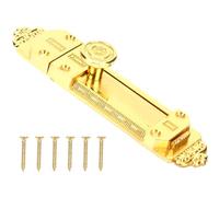 OUNONA Verrou Coulissant en Alliage de Zinc 5 Pouces Grand Format Verrou Encastré pour Porte en Bois et Porte-Fenêtre pour Porte Double Installation Facile Usage Intérieur et Extérieur