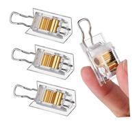 OUNONA Verrou de Cordon Réutilisable pour Store Vénitien Accessoires de Fixation en Plastique Ensemble de 4 Pièces Facile à Installer pour Rideaux et Stores à Enroulement