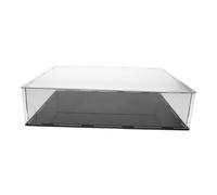 OUNONA Vitrine Acrylique Antique pour Livres, Table, Protection Poussière | Transparente, Format 33x25x7, 5cm, Rangement de Bureau, pour Étude et Bibliothèque