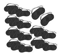 OUNONA Yeux Jetable En Polyester Soyeux 20 Pièces, Bandeaux Élastiques Confortables, Occultant Total, Léger Et Pour Dormir, Voyage Et Relaxation, Convient à Tous Types D’utilisateurs