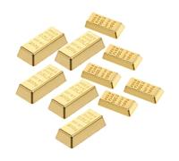 OUNONA Your Dollhouse Scenes 10 Pièces Mini Briques Métalliques De Simulation pour Barres Décoratives