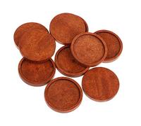 OUOULAJY 10x Pierre Base Support Vierge Rond Sertissage Base Cabochon Rouge -25mm, as described, Polyester