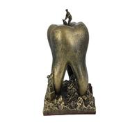 OUOULAJY Décoration de bureau dentaire, cadeau surprise pour dentiste avec décoration de bureau dentaire, cadeau unique et élégant pour clinique, cuivre exquis