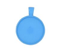 OUOULAJY Lot de 100 plateaux de fabrication de bijoux pour pendentifs bruts - Fournitures colorées - Jaune, as description, Polyester