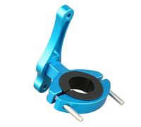 OUOULAJY Porte-bouteille en alliage d'aluminium pour vélo - Anti-rouille - Largeur réglable à 90 degrés - Accessoires pour tube de 19 à 33 mm - Bleu