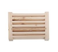 OUOULAJY Sauna Air Fresher Handy Installation Pratique Su mmer Accessoires Réglable Bain Grille Ventilation Bois Ventilateur Sortie de vapeur