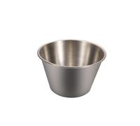 OUOULAJY Tasse à sauce en acier inoxydable 304, 118 ml, pour manger, condiment, portion, boisson, confiture, assaisonnement, grande taille