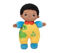 OUOZZZ Poupon Bebe Garçon Noir- Poupée en Peluche Dinosaure - Jouet Doux pour Bébé dès 3 Mois - Premier Cadeau pour Un Nouveau-né- 25 cm