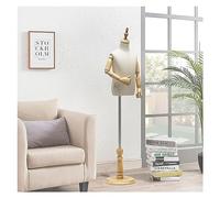 OUPAIAI Formes Vestimentaires pour Enfants Mannequin De Couture, Hauteur Réglable Mannequins Buste pour Enfants avec Base en Bois pour Vitrine Affichage (4-5 Ans)(B,100#)