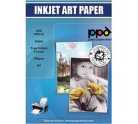 Oupp-10 Feuilles X A4 Toile Canevas Beaux-Arts Imprimable Jet D'encre, 100% Coton 340g, Papier Photo Texturé Pour La Reproduction Fine Art, -83-10