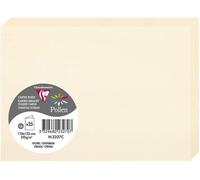 OUPP-2327C-Paquet De 25 Cartes Doubles-Format C6 11X15,5Cm-210G/M²-Coloris Ivoire-Cartons D'Invitation Evènements Et Correspondance-Gamme Pollen-Papier Premium Lisse