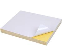 OUPP-60 Feuilles Papier Autocollant Imprimable Durable Autocollante Imprimante A4 Papier À Écrire Pour Imprimante Et Photocopieur