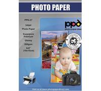 OUPP-6X4¿ X 100 Papiers Photo Premium Brillant 260G Jet D' Encre, Format Environ A6 Ou 10X15Cm, Séchage Instantané, Qualité Professionnelle -27-100