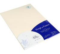 OUPP-Lalo 47216L-Un Paquet De 50 Feuilles 21X29,7 Cm 100G, Vergé De France, Ivoire