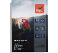 OUPP-Papier Photo Mat Double Face A4, 140G/M², 100 Feuilles, Séchage Rapide, Haute Brillance Des Couleurs, Faible Réflexion, Idéal Pour Impressions Jet D'Encre, Présentations, Flyers, Photos.