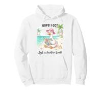 Oups, I Got Lost in Another Book Beach Goose Reader Sweat à Capuche