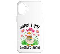 Oups, J'Ai Un Autre Livre Funny Goose Reading Coque pour iPhone 16 Plus