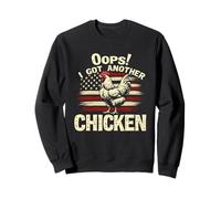 Oups ! J'Ai Une Autre Poule Vintage Chicken Sweatshirt