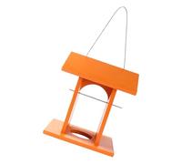 our fave Baignoire décorative à suspendre en bois en forme de maison pour extérieur, jardin, cour, résistant aux intempéries, facile à utiliser, double vasque pour oiseaux