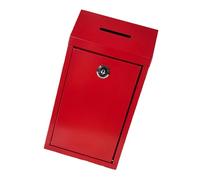 our fave Boîte aux lettres verrouillable étanche à la pluie pour l'école, boîte aux lettres de sécurité en acier épais pour suggestion de don, boîte de collecte polyvalente