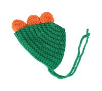 our fave Bonnet tricoté pour animal domestique Vert | Accessoire de texture en forme de bonnet pour vêtements par temps froid, listé 25 x 18 cm, article individuel
