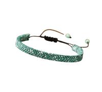 our fave Bracelet unique réglable en forme de perles géométriques - Cadeau créatif - Accessoire de mode - Bijoux en perles plates, One Size, Comme décrit