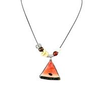our fave Collier avec pendentif cordon de perles et accents de fruits | Look de voyage et superposition facile