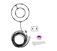 our fave Dispositif de refroidissement de rangée avec fonction et tube en polyéthylène de 8 m, idéal pour l'entretien des plantes en plein air et le contrôle de la température, cerceau de brumisation