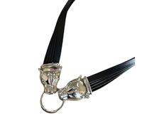 our fave Élégant collier unisexe motif panthères collier chaîne accessoire combinant l'esthétique vintage et l'artisanat moderne vintage collier pendentif léopard, One Size, Comme décrit, Comme décrit