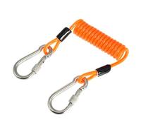 our fave Lanière anti-perte pour caméra de plongée - Corde à ressort enroulée avec clip - Libération rapide pour caméra de plongée sous-marine